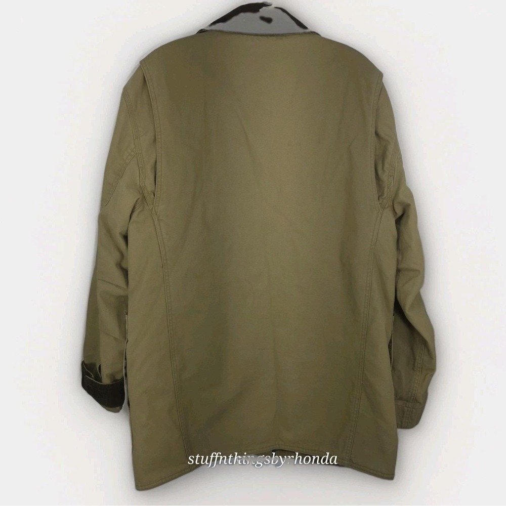 Orvis Classic Collection Field Coat Brown Barn Quilted Hunting Jacket Mens Med - Picture 2 of 11